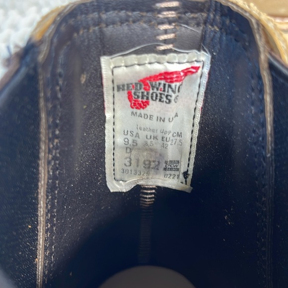 Red Wing Shoes Tan Chelsea Boots
